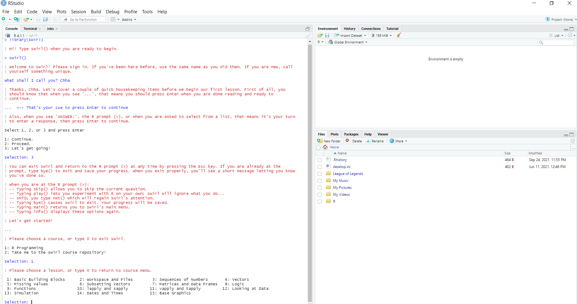 Solved RStudio - 0 x File Edit Code View Plots Session Build | Chegg.com
