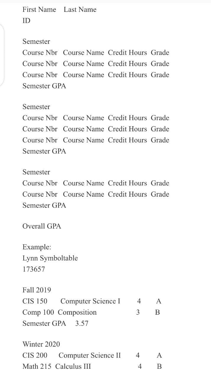 A University has a need to maintain student records | Chegg.com