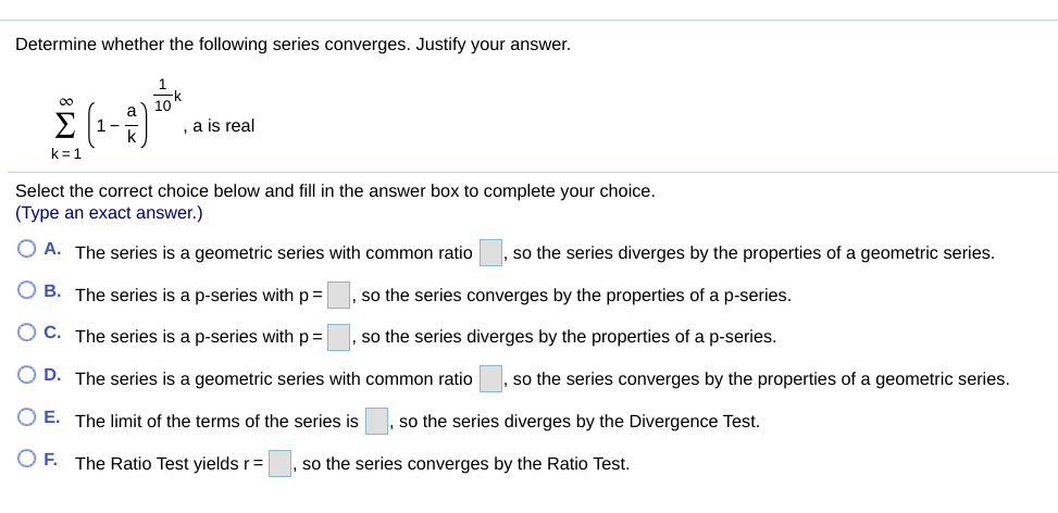 Solved Determine Whether The Following Series Converges Chegg Com