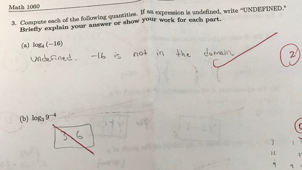 Solved Math 1060 12 undefined, write