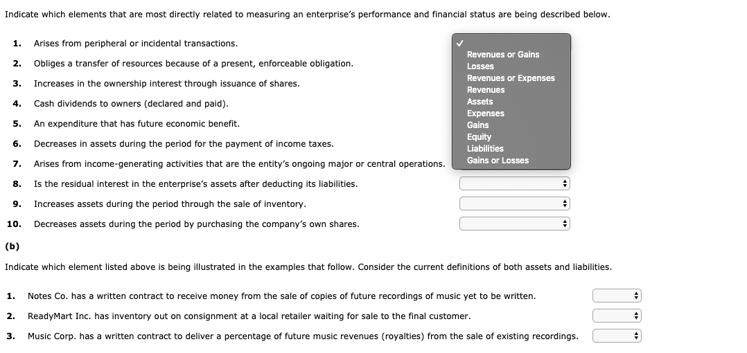 Solved Indicate Which Elements That Are Most Directly Rel