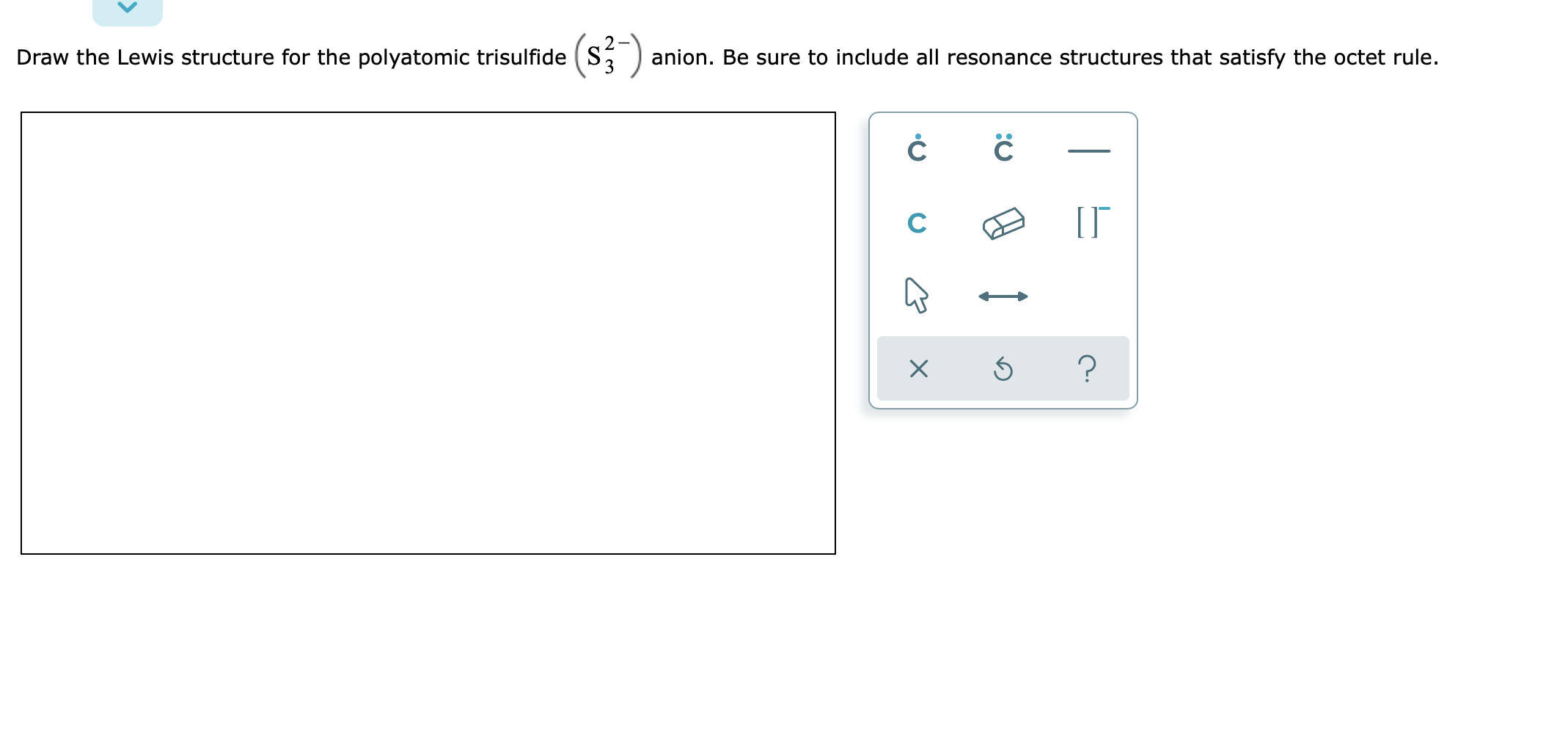 Solved Draw the Lewis structure for the polyatomic