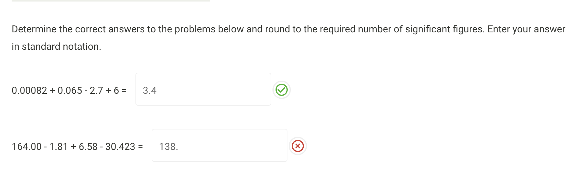 Solved Determine the correct answers to the problems below | Chegg.com