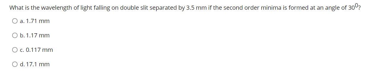 in young's experiment the distance between slits is 0.28mm