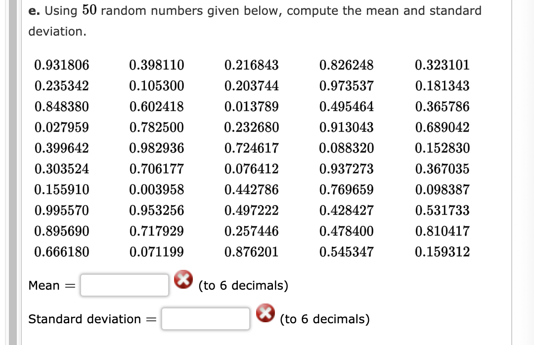 solved-e-using-50-random-numbers-given-below-compute-the-chegg