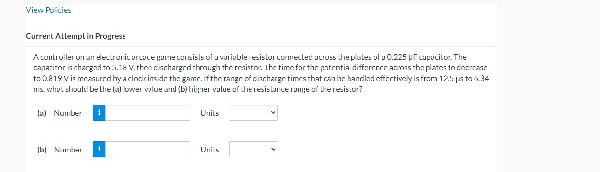 Solved View PoliciesCurrent Attempt in ProgressA controller | Chegg.com