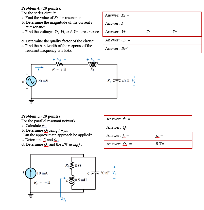 Solved Answer Xi Problem 4 Points For The Serie Chegg Com