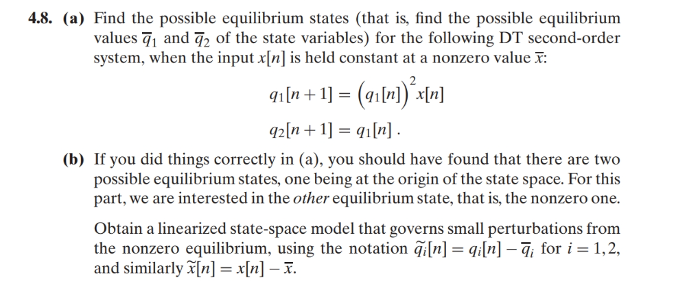 Solved (a) Find the possible equilibrium states (that is, | Chegg.com