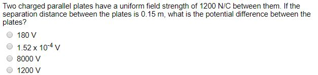 Solved Two charged parallel plates have a uniform field | Chegg.com