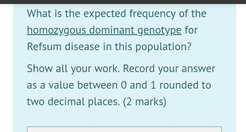 Solved Refsum Disease Refsum Disease Is A Genetic Disorder | Chegg.com