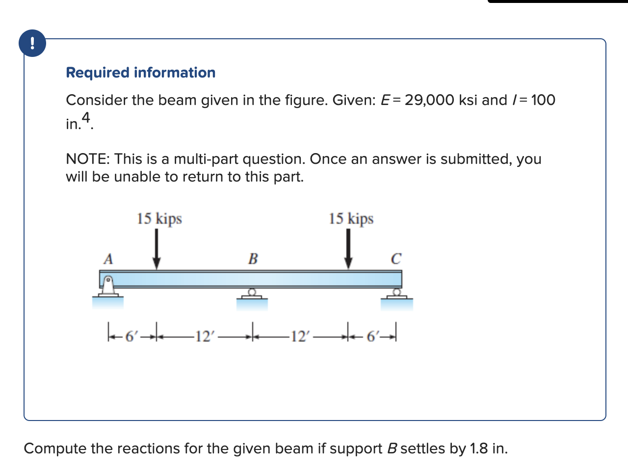 Solved ! Required Information Consider The Beam Given In The | Chegg.com