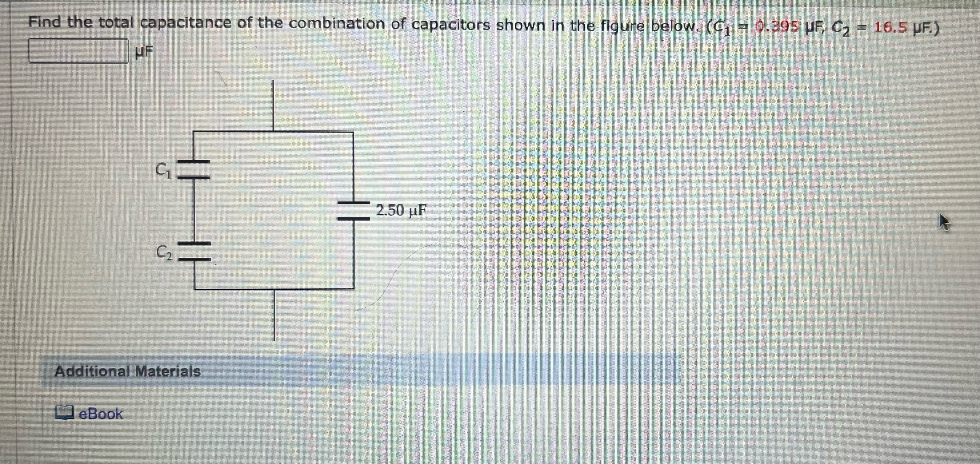 Total Capacitance Sample Problems Solved Find the total capacitance of the combination of | Chegg.com