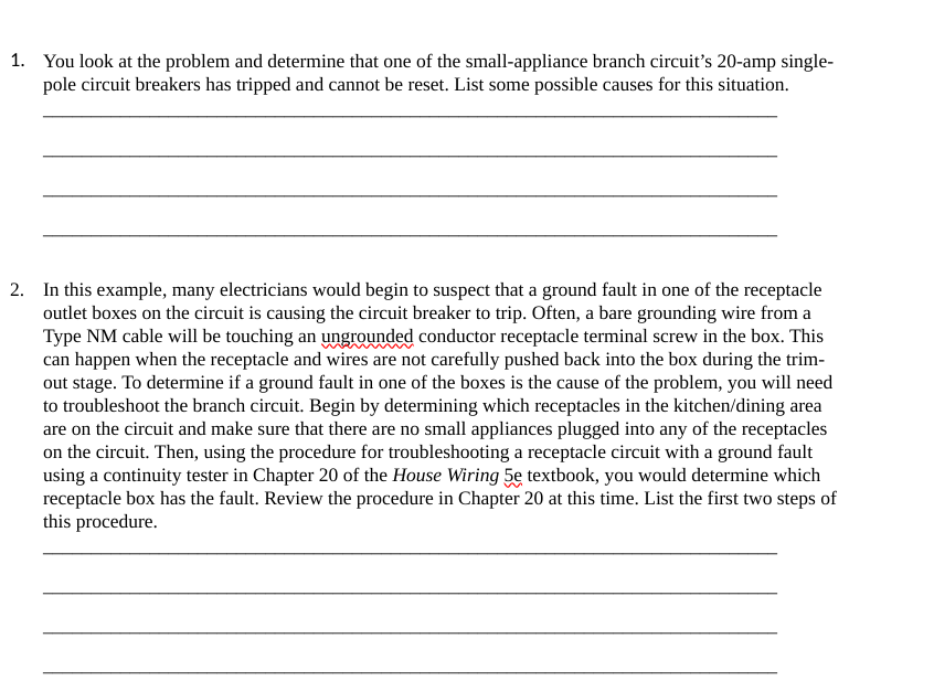 Solved 1. You look at the problem and determine that one of