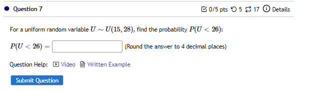 Solved For A Uniform Random Variable Uв јu 15 28 Find The Chegg