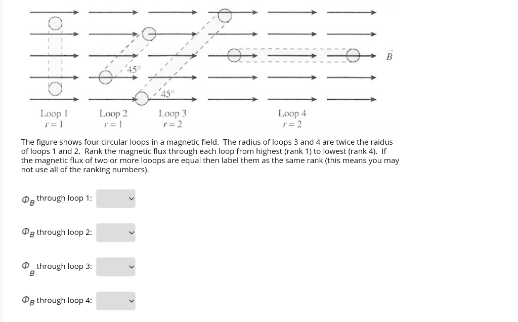 Solved Lo O B 45 Loop 1 R=1 Loop 2 Loop 3 R=2 Loop 4 = 2 The | Chegg.com