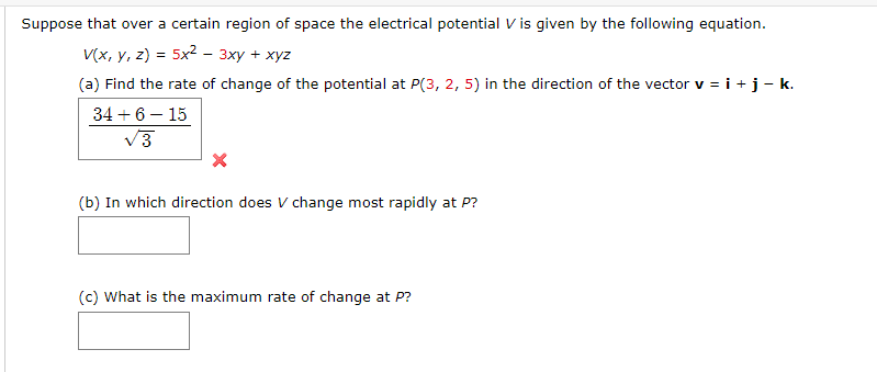 Solved Suppose That Over A Certain Region Of Space The El Chegg Com