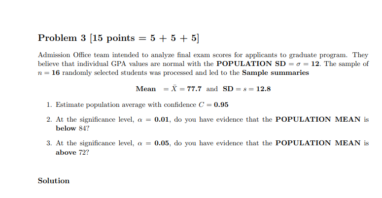 Solved Problem 1 (15 points = 5 + 5 + 5] Educators intend to | Chegg.com