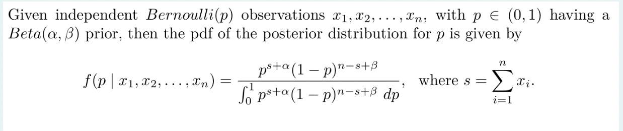 Given independent Bernoulli(p) observations | Chegg.com