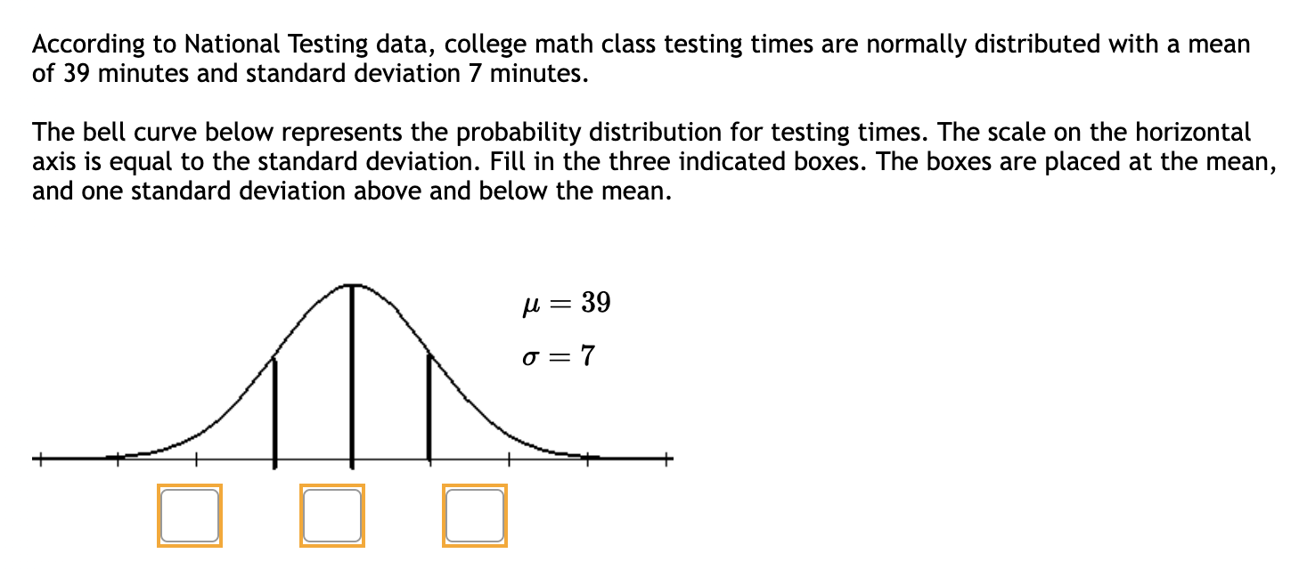 Solved According to National Testing data, college math | Chegg.com