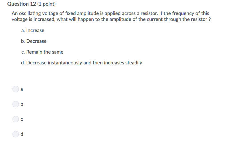 What Induces The Oscillating Charge In Computers For Ac Voltage www.chegg.com