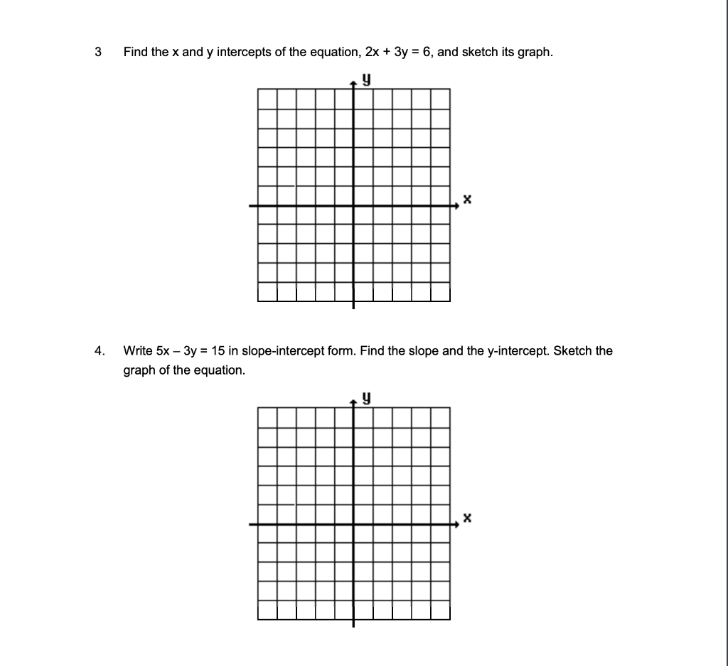 solved-3-find-the-x-and-y-intercepts-of-the-equation-chegg