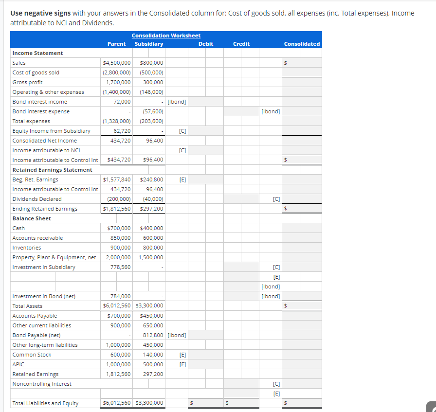 solved-consolidation-worksheet-for-gain-on-constructive-chegg