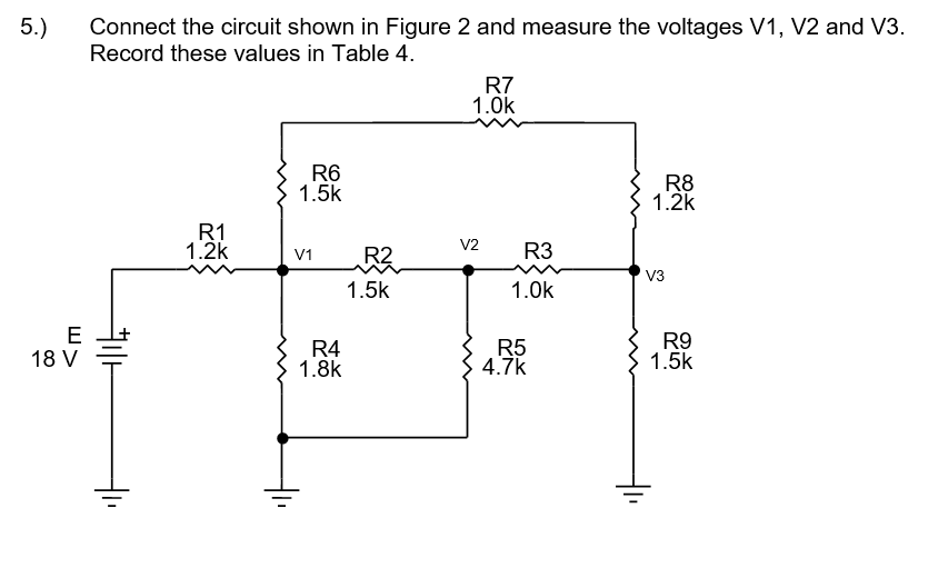 Solved Connect the circuit shown in Figure 2 and measure the | Chegg.com