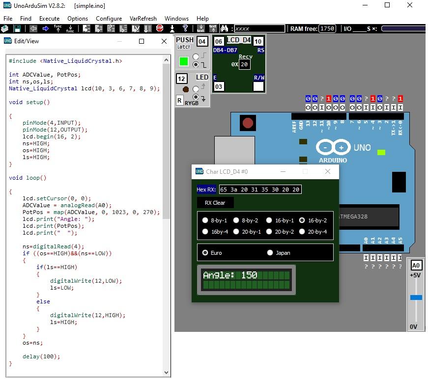 Solved Consider The Arduino Simulator Code And Run Time 