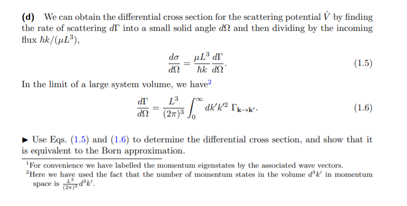 Solved Consider A Free Particle With Mass U In A Three Di Chegg Com