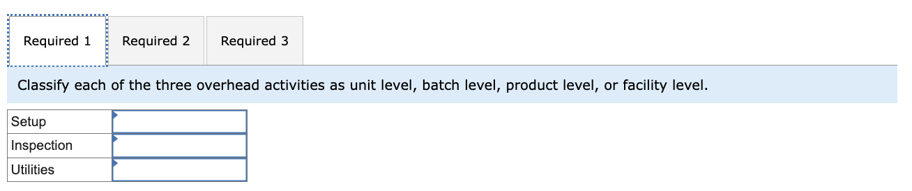 Solved After reading an article about activity-based costing | Chegg.com