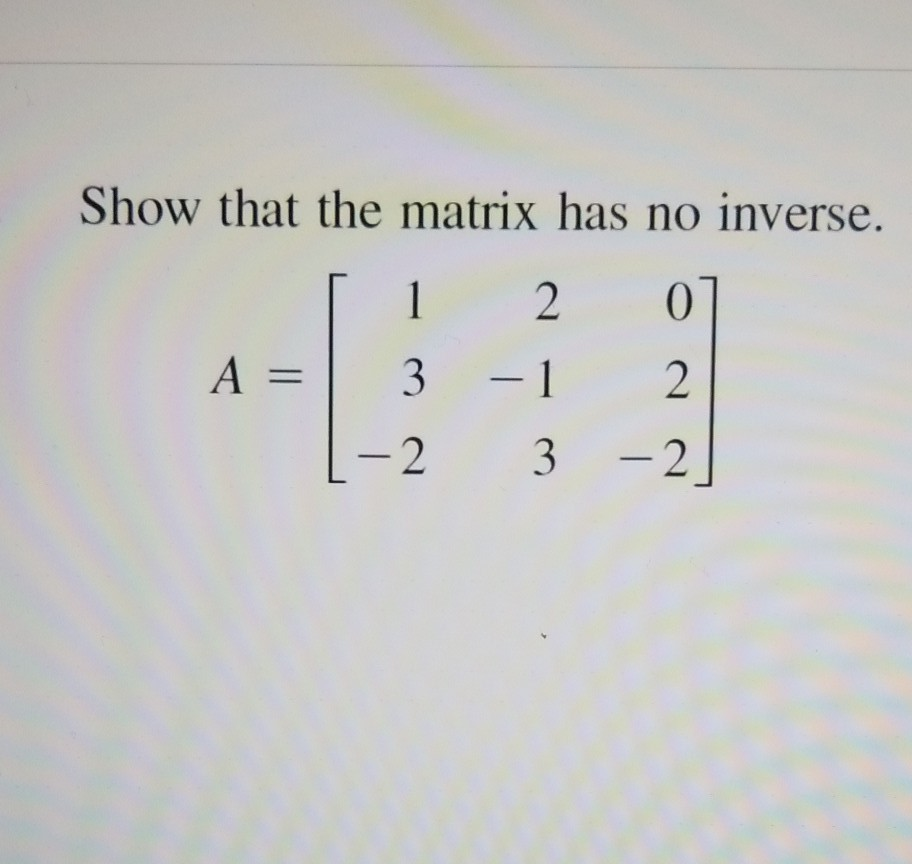 Solved LINEAR ALGEBRA I've been working on this problem for | Chegg.com