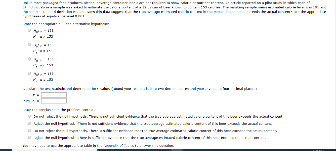 Solved Unlike most packaged food products, alcohol beverage
