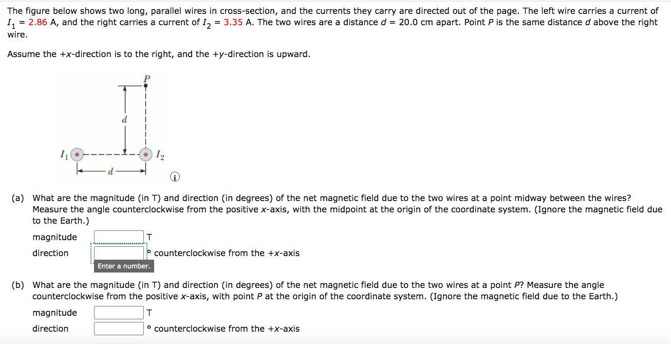 Solved The Figure Below Shows Two Long, Parallel Wires In | Chegg.com