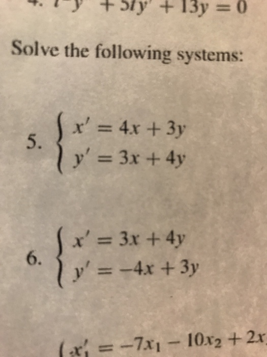 solve 3x 4y =- 11 y =- x 3