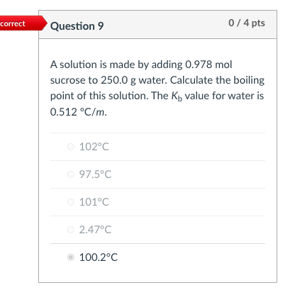 Solved A solution is made by adding 0.978 mol sucrose to | Chegg.com