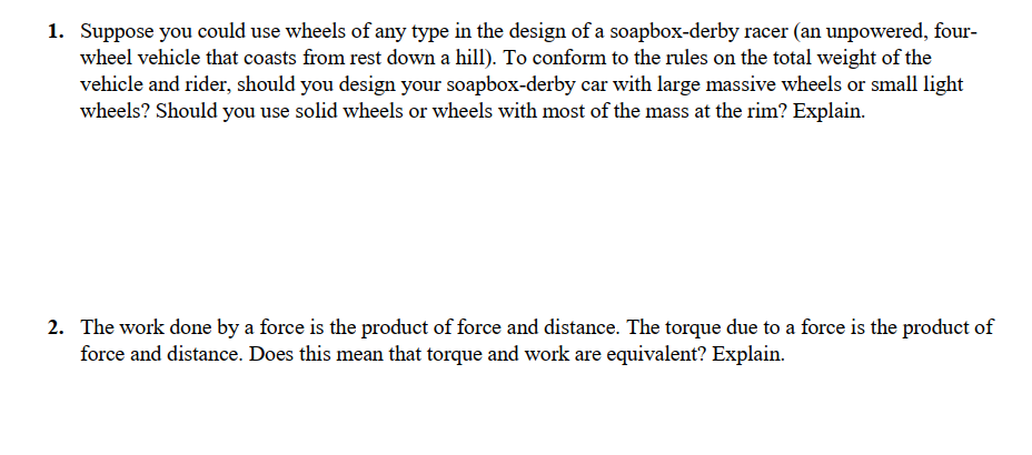 solved-1-suppose-you-could-use-wheels-of-any-type-in-the-chegg