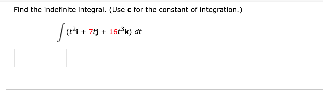 Solved Find the indefinite integral. (Use c for the constant | Chegg.com