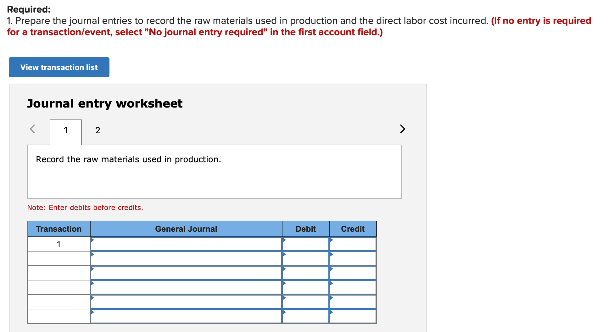 Solved Required: 1. Prepare the journal entries to record | Chegg.com