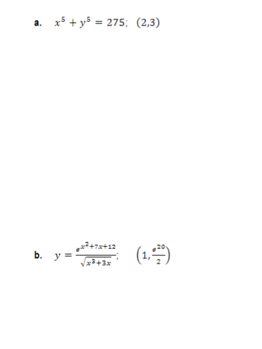 Solved Use implicit and/or logarithmic differentiation to | Chegg.com