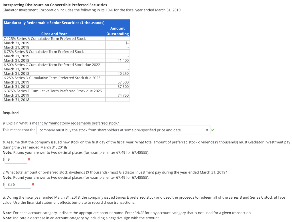 Interpreting Disclosure on Convertible Preferred