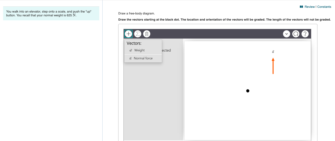 Solved Review | Constants You walk into an elevator, step | Chegg.com
