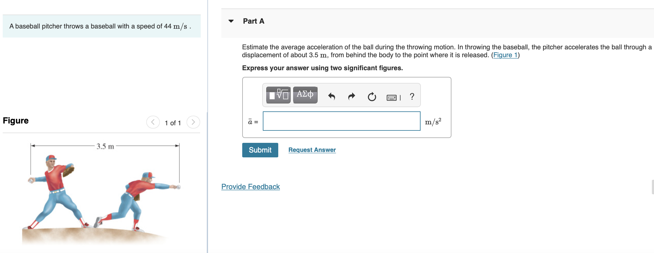 Solved A baseball pitcher throws a baseball with a speed of