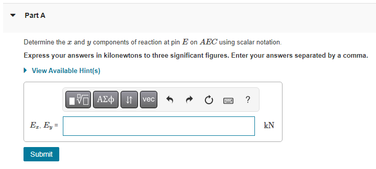 Solved Figure D y 1 m A 0.5 m -X 0.5 m, 0.5 m E [x] B 1m