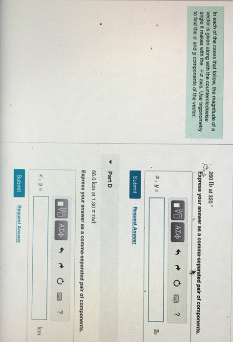 Solved In each of the cases that follow, the magnitude of a | Chegg.com