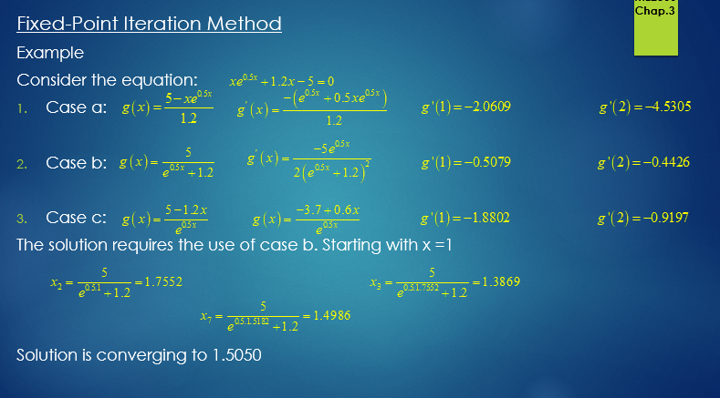 Consider examples