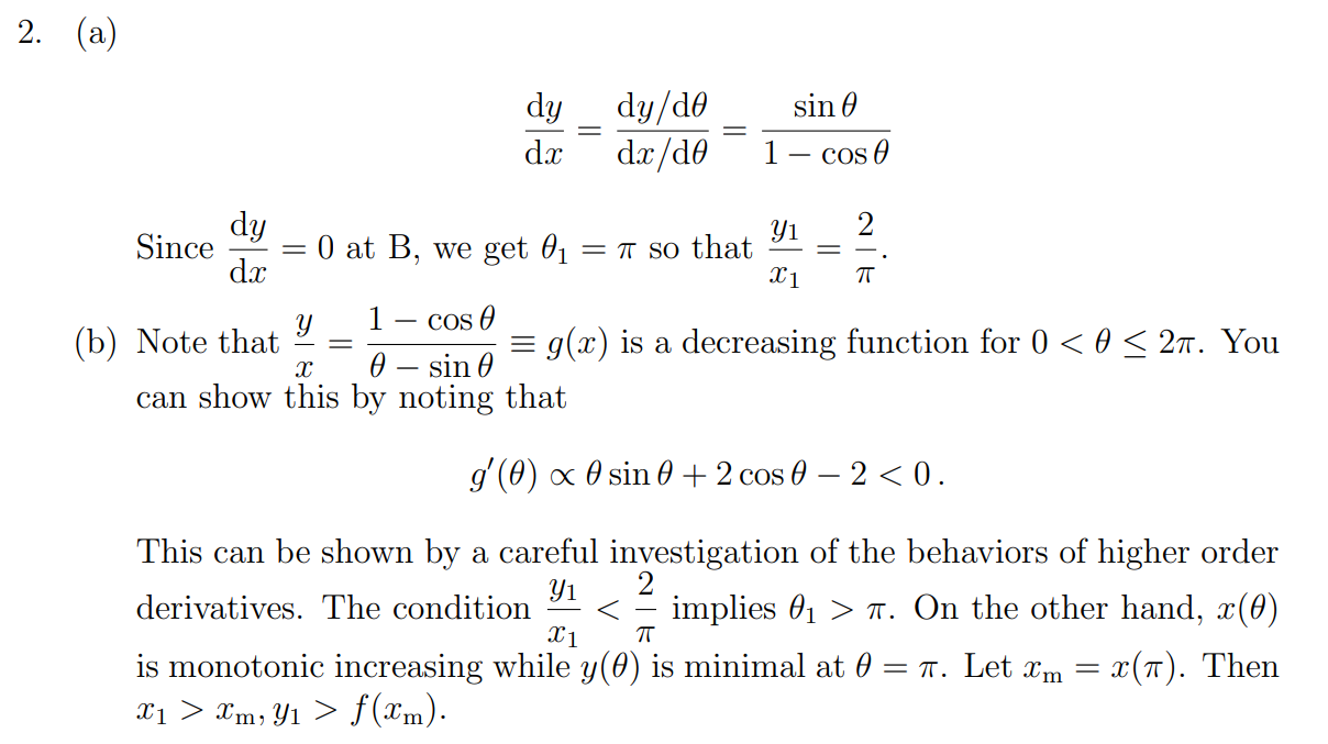 Solved 2. We discussed the brachistochrone problem between | Chegg.com