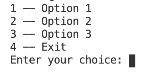 Solved python #return to the main menu using any | Chegg.com