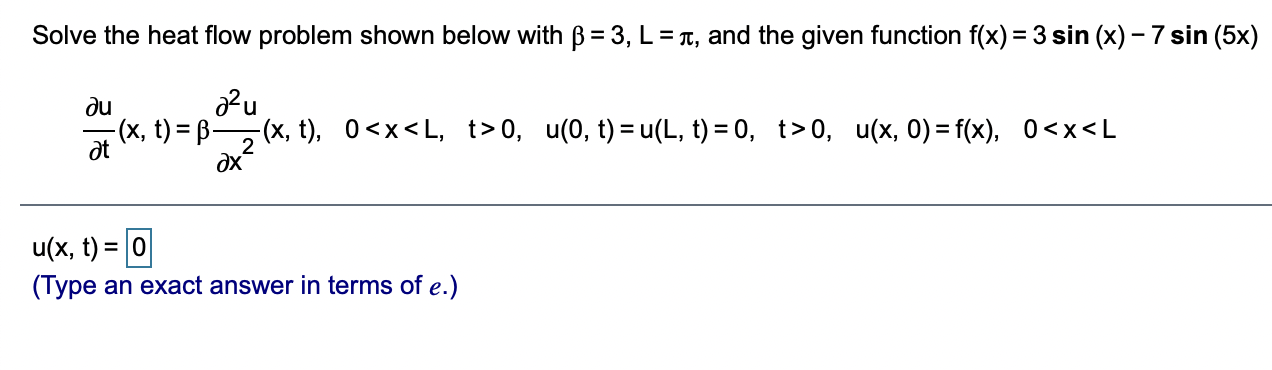 Solved Solve the heat flow problem shown below with B = 3, L | Chegg.com
