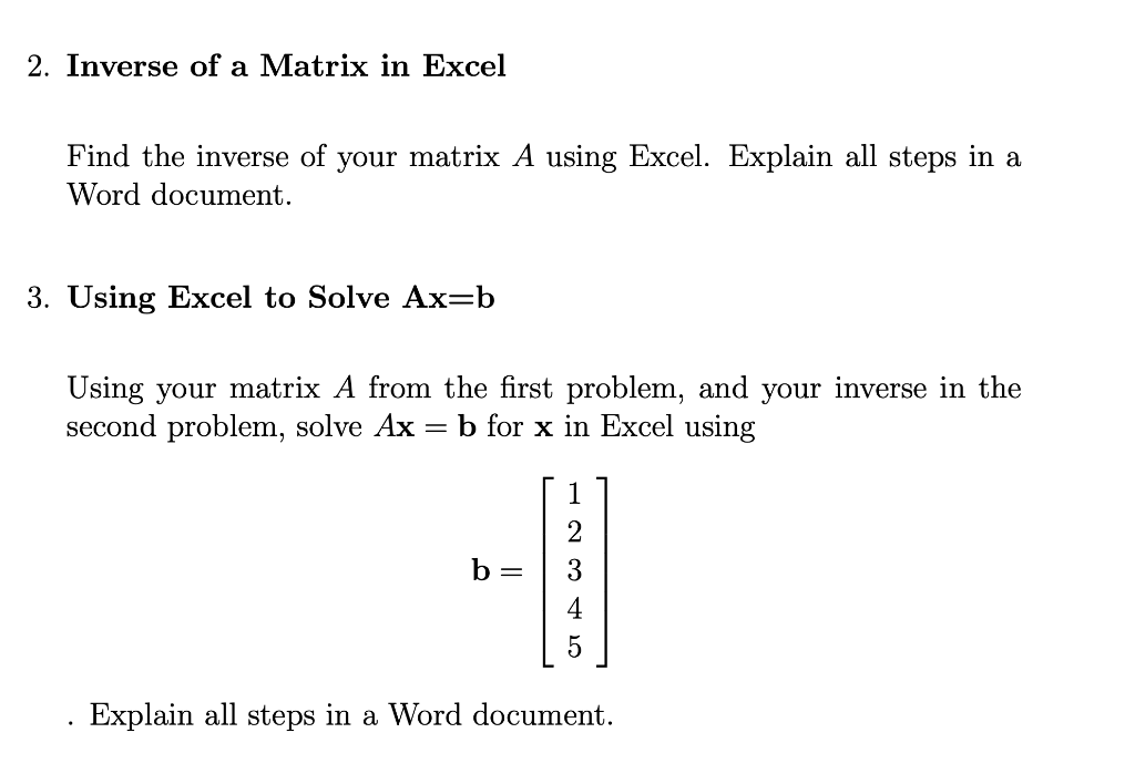 solved-2-inverse-of-a-matrix-in-excel-find-the-inverse-of-chegg