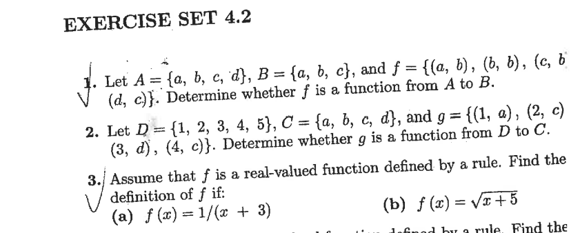 Solved 1. Let A={a,b,c,d},B={a,b,c}, And F={(a,b),(b,b),(c,b | Chegg.com